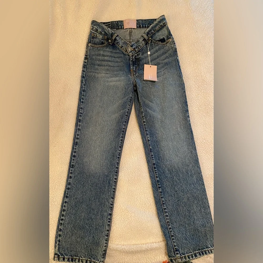 Revice Denim Size 25 acid washed jeans. NWT - Picture 1 of 9